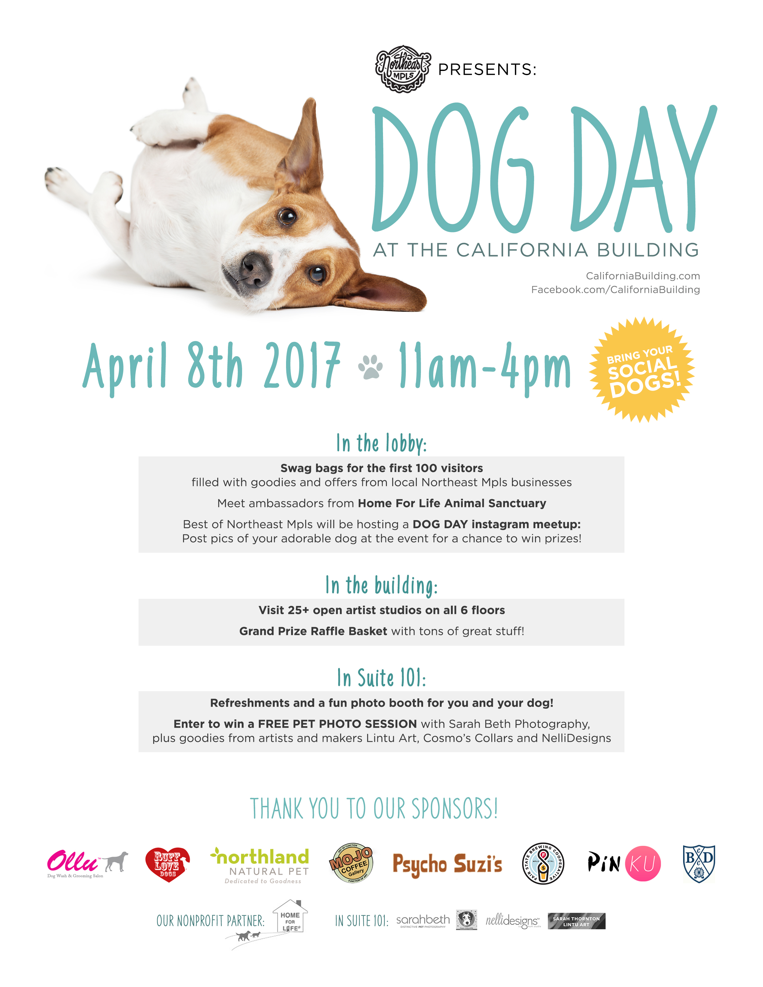 Home for Life will be the featured charity for the 2nd Annual Dog Day